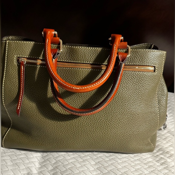 DOONEY & BOURKE Pebble Grain Zip Satchel with Magnetic Snap Closure……. - Picture 8 of 17
